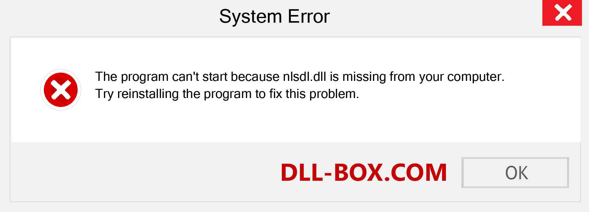  nlsdl.dll file is missing?. Download for Windows 7, 8, 10 - Fix  nlsdl dll Missing Error on Windows, photos, images