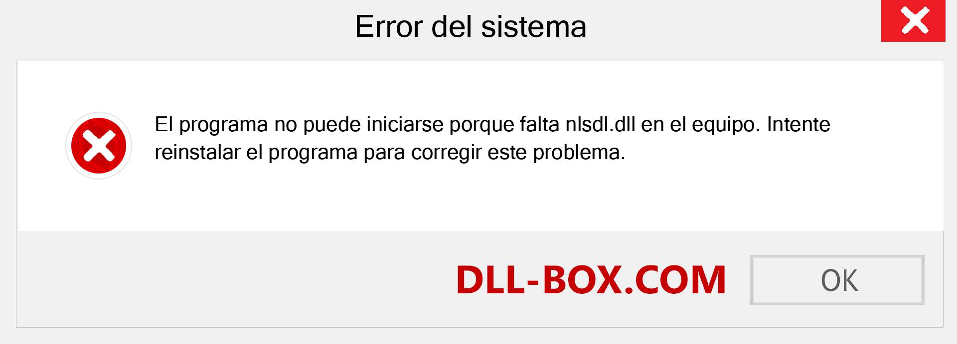 ¿Falta el archivo nlsdl.dll ?. Descargar para Windows 7, 8, 10 - Corregir nlsdl dll Missing Error en Windows, fotos, imágenes